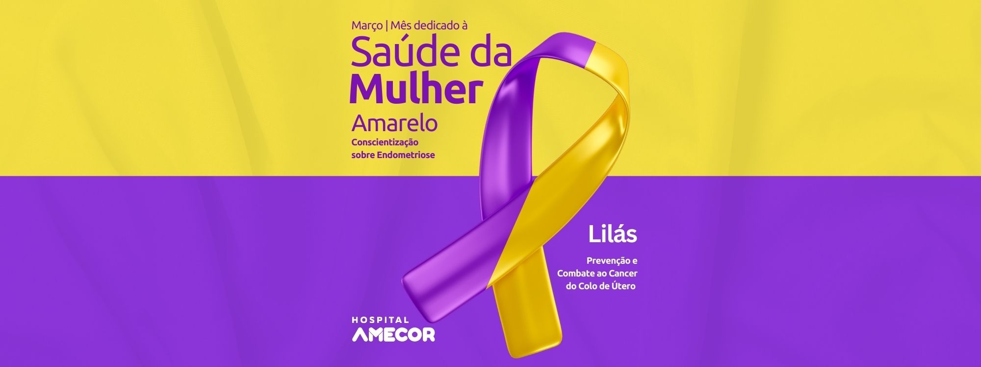 março lilas/amarelo